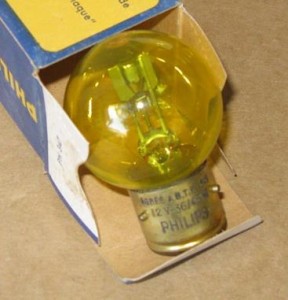 Bulb yellow p45t