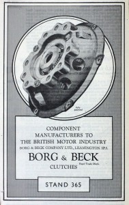 Borg & Beck old advertisement 1