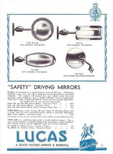 Lucas mirror advertisement 1937