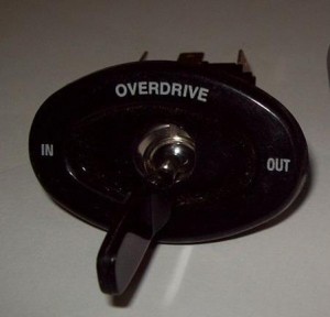 Overdrive switch XK 150