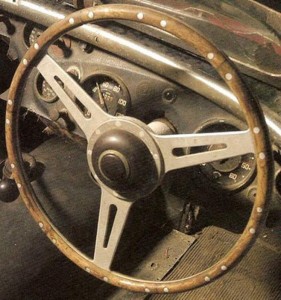 Donald Healey early segmented wheel