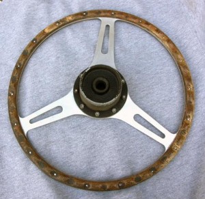 Donald Healey wheel made by Moto Lita back