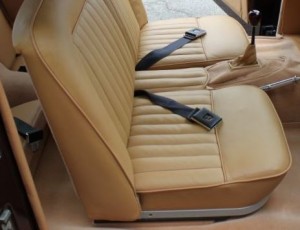 New XK 140 seat upholstery pattern