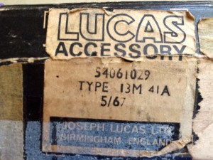 Lucas box type 13M 41A 5 67